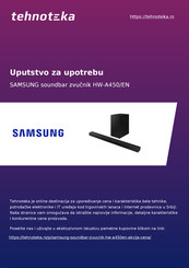 Samsung HW-A450/EN Bedienungsanleitung