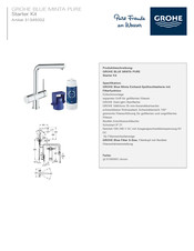 Grohe BLUE MINTA PURE Montageanleitung