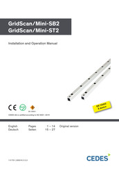 Cedes GridScan/Mini-ST2 Bedienungsanleitung