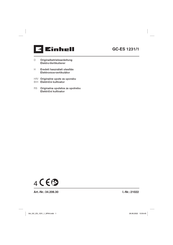 Einhell GC-ES 1231/1 Originalbetriebsanleitung