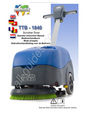Numatic TTB-1840 Bedienerhandbuch