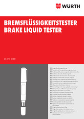 Würth 0715 53 200 Originalbetriebsanleitung