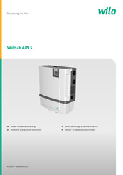 Wilo RAIN3 Einbau- Und Betriebsanleitung
