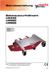 Agria LM600 Betriebsanleitung