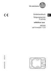 IFM Electronic efector410 JN2300 Gerätehandbuch