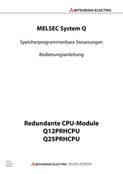 Mitsubishi Electric MELSEC Q12PRHCPU Bedienungsanleitung