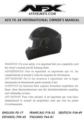 AFX FX-24 Bedienungsanleitung