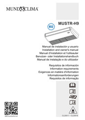 mundoclima MUSTR-H9 Installationsanleitung