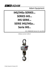 Adam Equipment IHS-Serie Bedienungsanleitung
