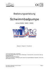 WilTec 50252 Bedienungsanleitung