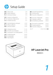 HP LaserJet Pro 3002dn Installations-Handbuch