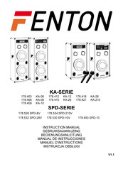 Fenton SPD-210V Bedienungsanleitung