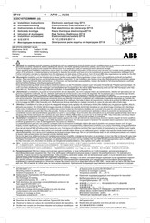 ABB EF19 Montageanweisung