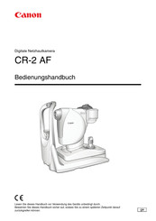 Canon CR-2 AF Bedienungshandbuch