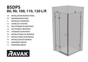 RAVAK BSDPS 110 L/R Montageanleitung