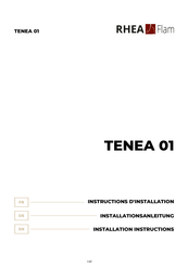 RHÉA-FLAM TENEA 01 Installationsanleitung