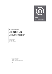 BAB TECHNOLOGIE EIBPORT LTE Dokumentation