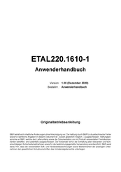 B&R ETAL220.1610-1 Anwenderhandbuch