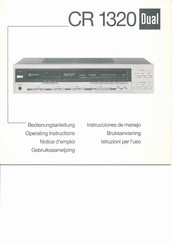 Dual CR 1320 Bedienungsanleitung