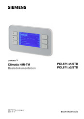 Siemens Climatix POL871.x2/STD Basisdokumentation