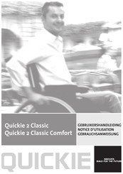 Quickie 2 Classic Comfort Gebrauchsanweisung