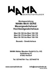 WAMA Maxi 90-150 Montageanleitung