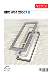 Velux BDX W34 2000F Montageanleitung
