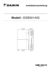 Daikin DGE601A52 Installationsanleitung