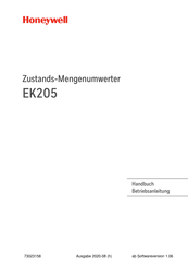 Honeywell EK205 Handbuch&Betriebsanleitung