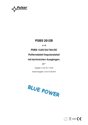 Pulsar PSBS 2012B Bedienungsanleitung