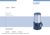 bürkert 8695 Schnellstartanleitung
