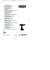 Alpha tools 45.129.01 Bedienungsanleitung