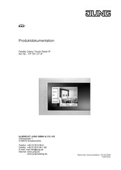 Jung FP 701 CT IP Produktdokumentation