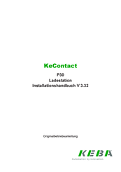 Keba KeContact P30 Originalbetriebsanleitung