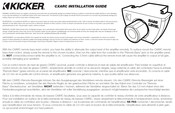 Kicker CXARC Installationsanleitung