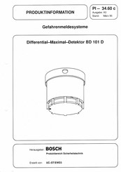 Bosch BD 101 D Produktinformation