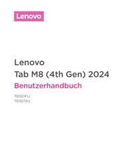 Lenovo Tab M8 4th Gen 2024 Benutzerhandbuch
