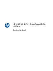 HP USB 3.0 4-Port SuperSpeed PCIe x1-Karte Benutzerhandbuch