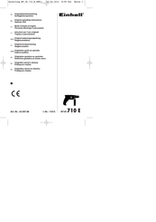 EINHELL BT-ID 710 E Kit Originalbetriebsanleitung