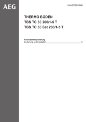 AEG BS TC 30 200/1-5 T Bedienungsanleitung