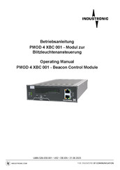Industronic PMOD 4 XBC 001 Betriebsanleitung