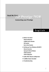 ZyXEL Prestige 782R Bedienungsanleitung