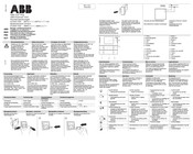 ABB i-bus KNX Montage- Und Betriebsanleitung