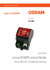OSRAM e:cue SYMPL e:bus Node Installationsanleitung