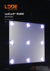 LDDE LedCyc9 Serie Benutzerhandbuch