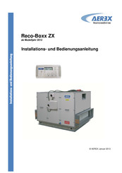 aerex Reco-Boxx ZX Installations- Und Bedienungsanleitung