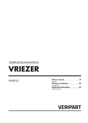 Veripart VPVR701 Benutzerinformation