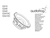 Audiofrog GS40 Bedienungsanleitung