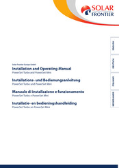 Solar Frontier PowerSet Turbo Installations- Und Bedienungsanleitung