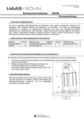 HAAS + SOHN ASCIM Montageanleitung
